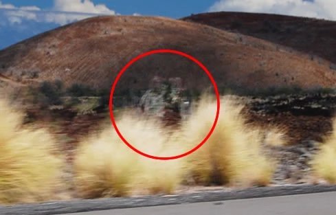 Two mysterious ghostlike figures spotted on Highway 19