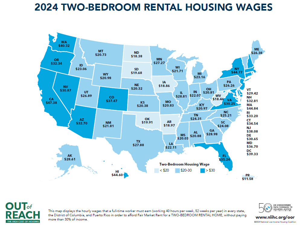 US Housing Cost Map