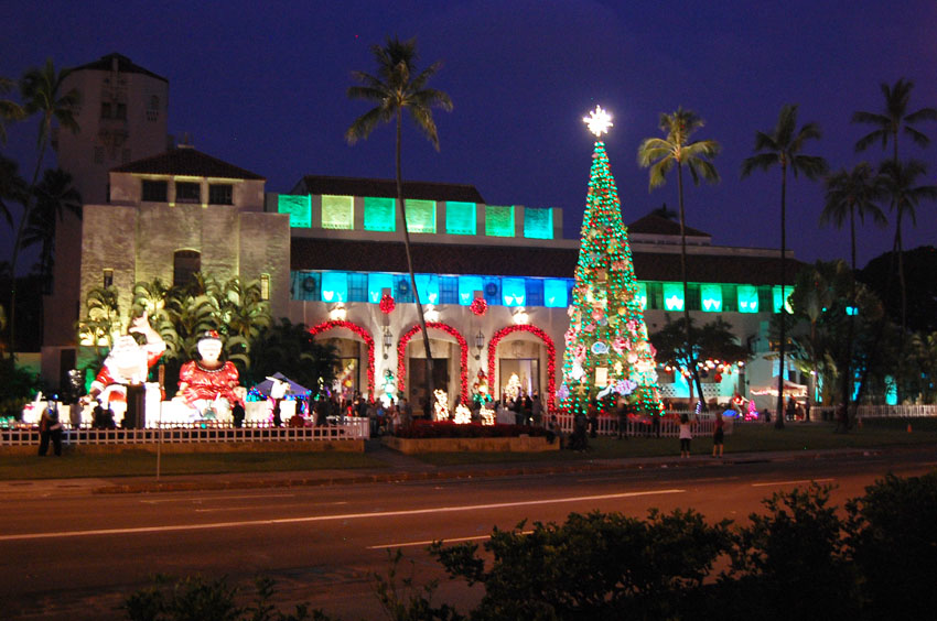 Downtown Honolulu City Lights