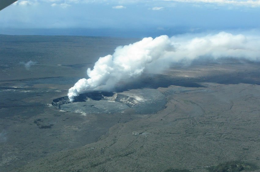 Kilauea Caldera from the air