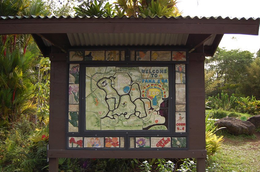 Pana'ewa zoo map