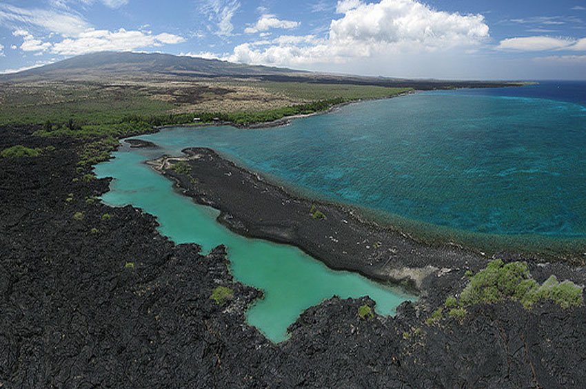 Kiholo Bay from above