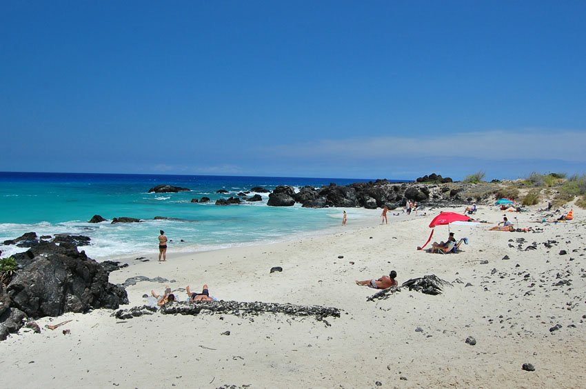 Manini'owali Beach at Kua Bay in Kona, Big Island, Hawaii