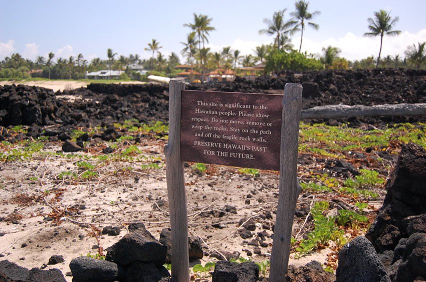 Hawaiian sacred site