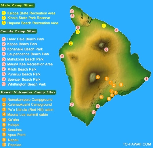 Big Island of Hawaii Camping