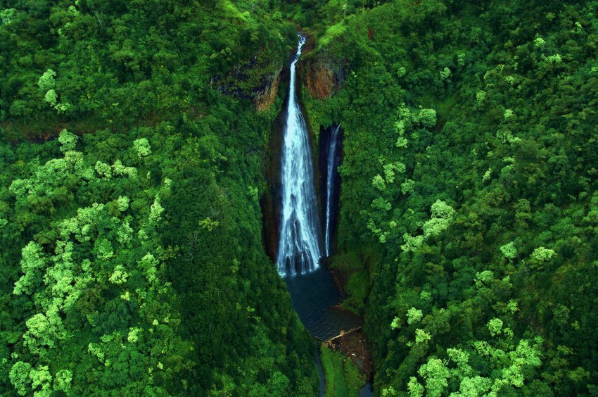 Jurassic Park Waterfall
