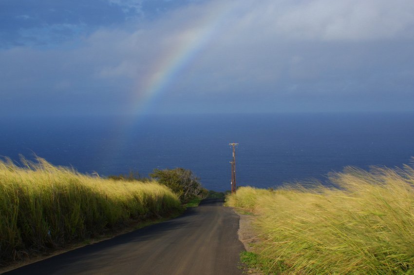 Laupahoehoe rainbow, Big Island