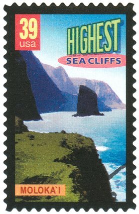 Molokai postage stamp