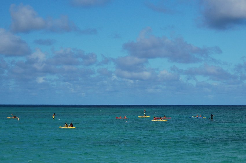 Kayaking on Oahu