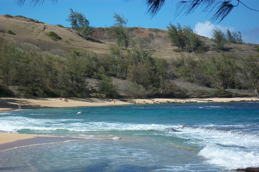 Middle portion of Moloa'a Beach