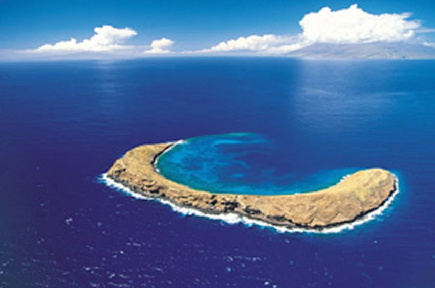Molokini from the air