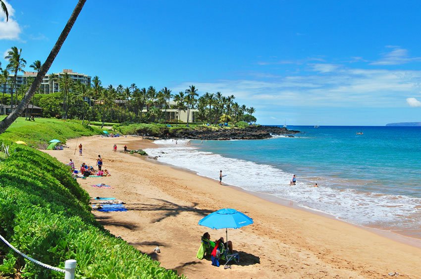 Maui white-sand beach