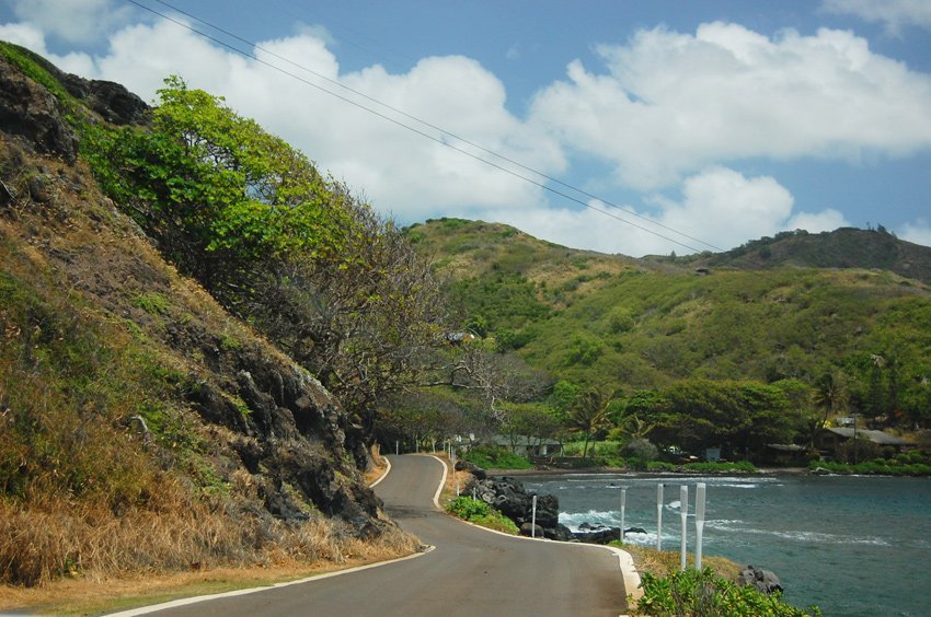 Kamehameha Highway on Molokai