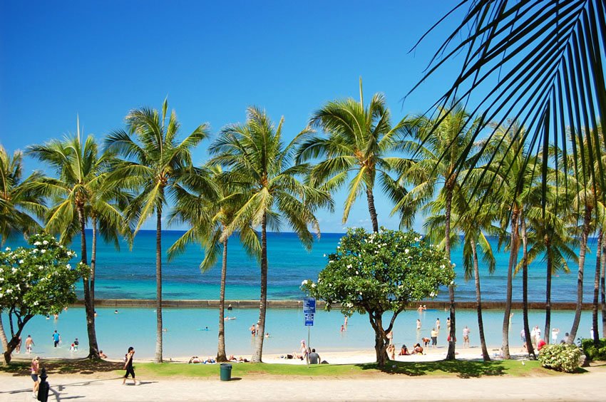 View from Aston Waikiki Beach Hotel