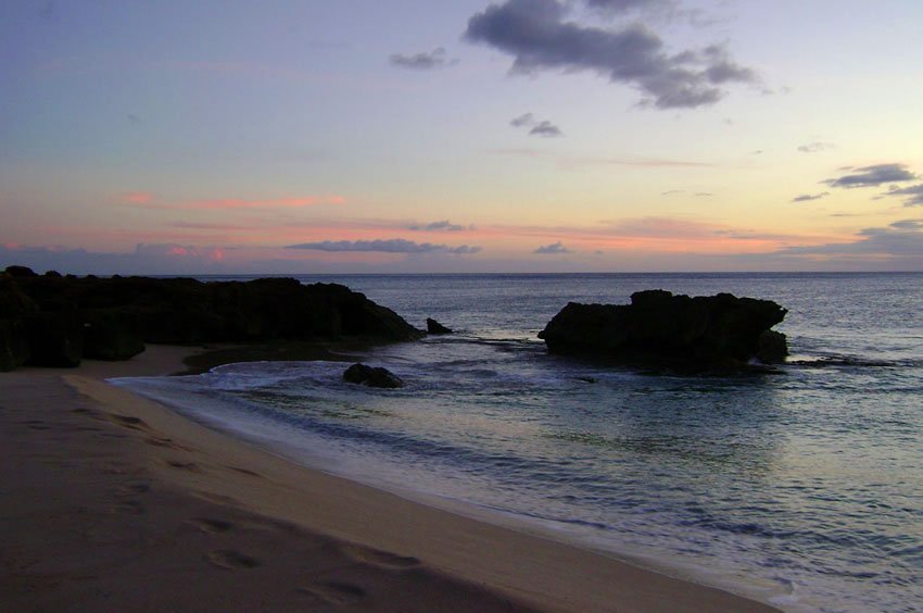 Makua Beach sunset