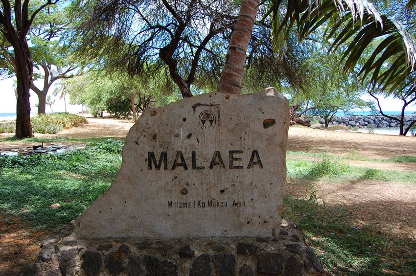 Malaea park sign