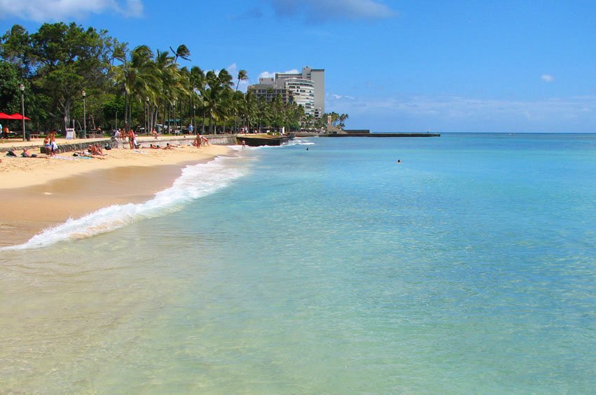 Beach in Waikiki