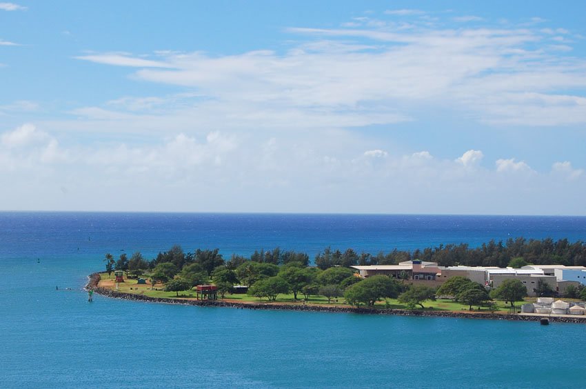 Sand Island - view from Aloha Tower