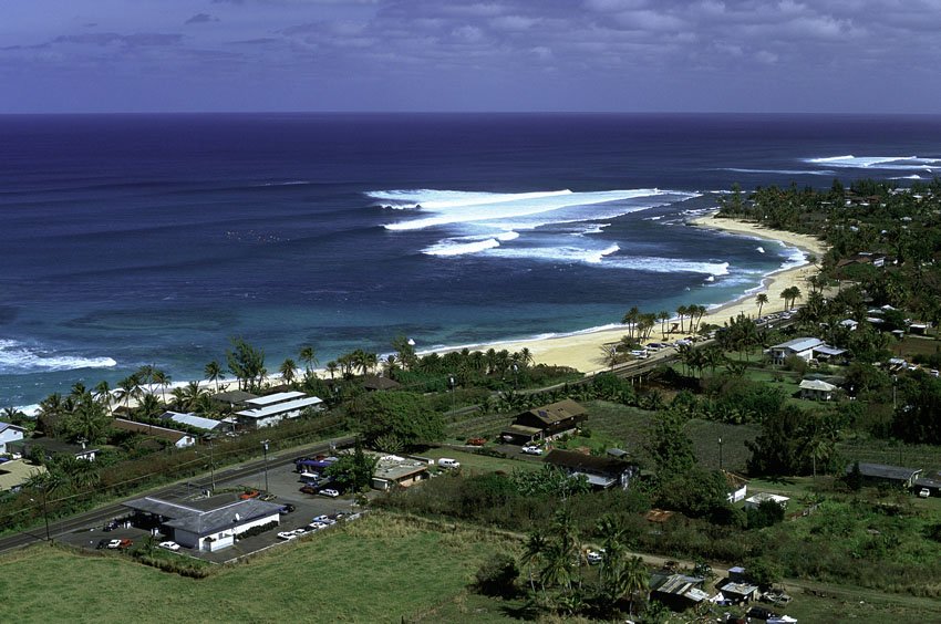 Sunset Beach Park on Oahu, Hawaii