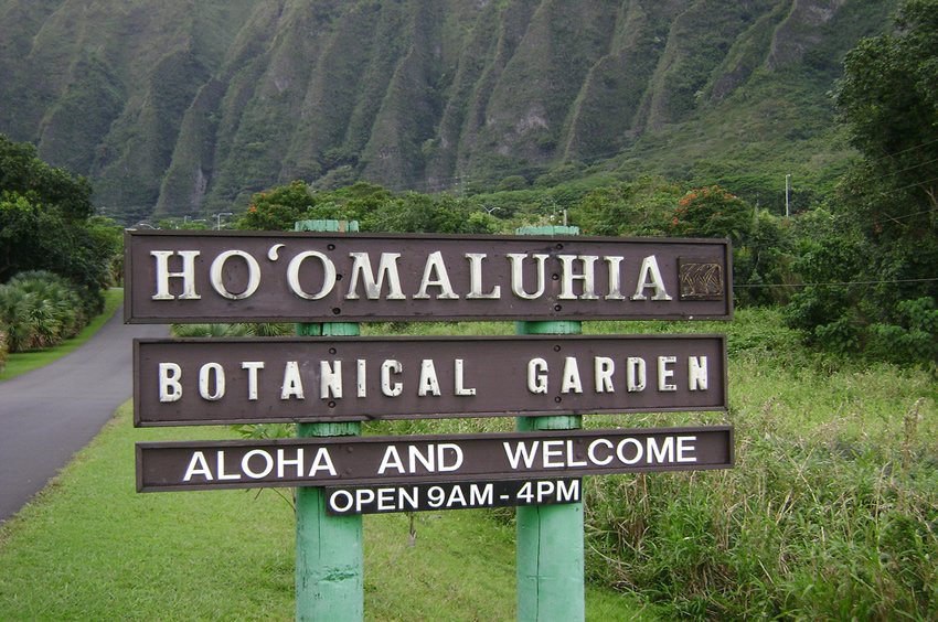 Ho'omaluhia Botanical Garden in Kaneohe
