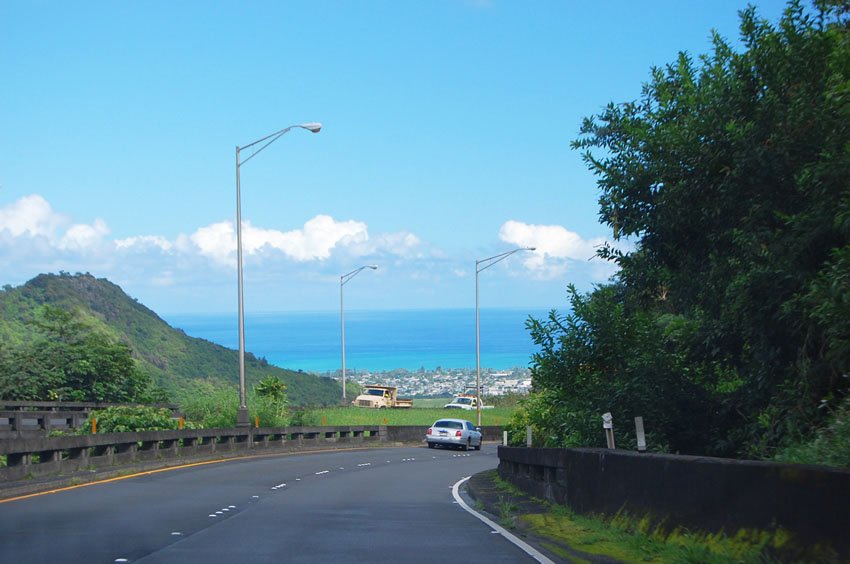 Scenic Oahu highway