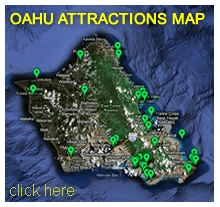 Oahu Attractions Map