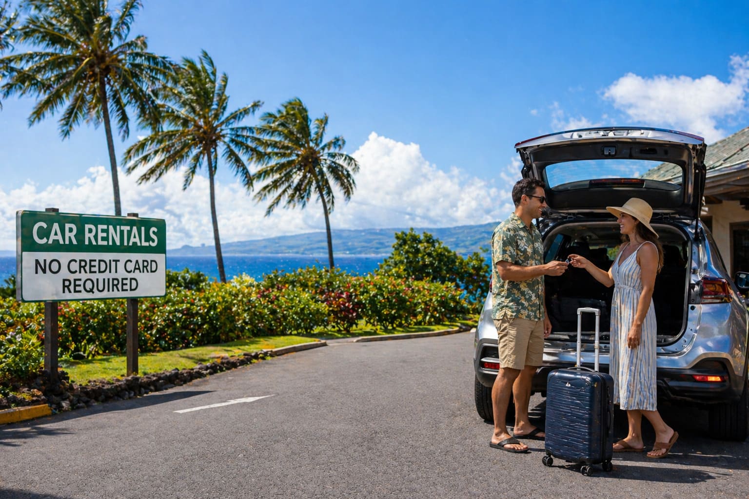 Hawaii Car Rentals Without a Credit Card