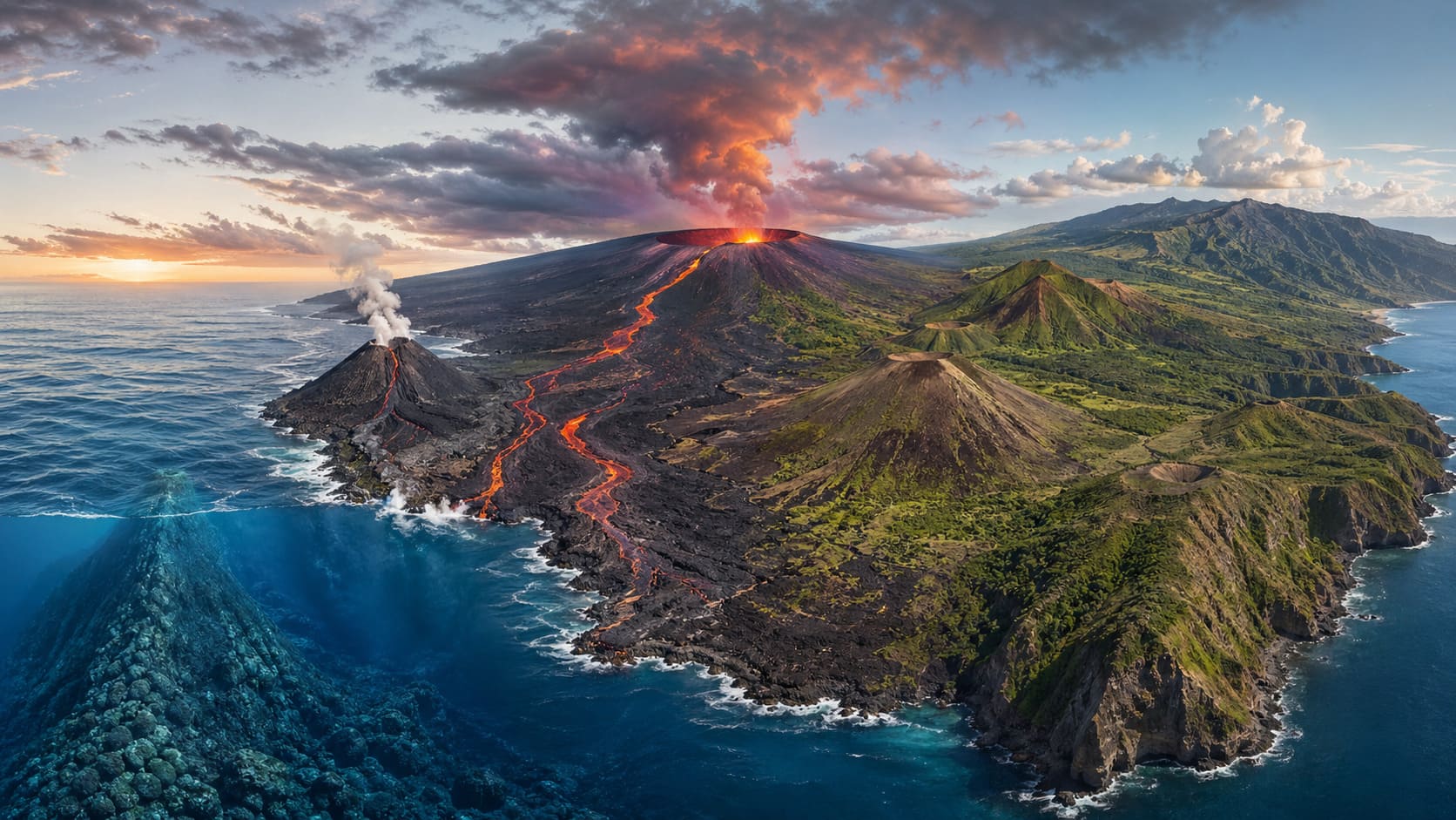Hawaiian Volcanoes Life Stages