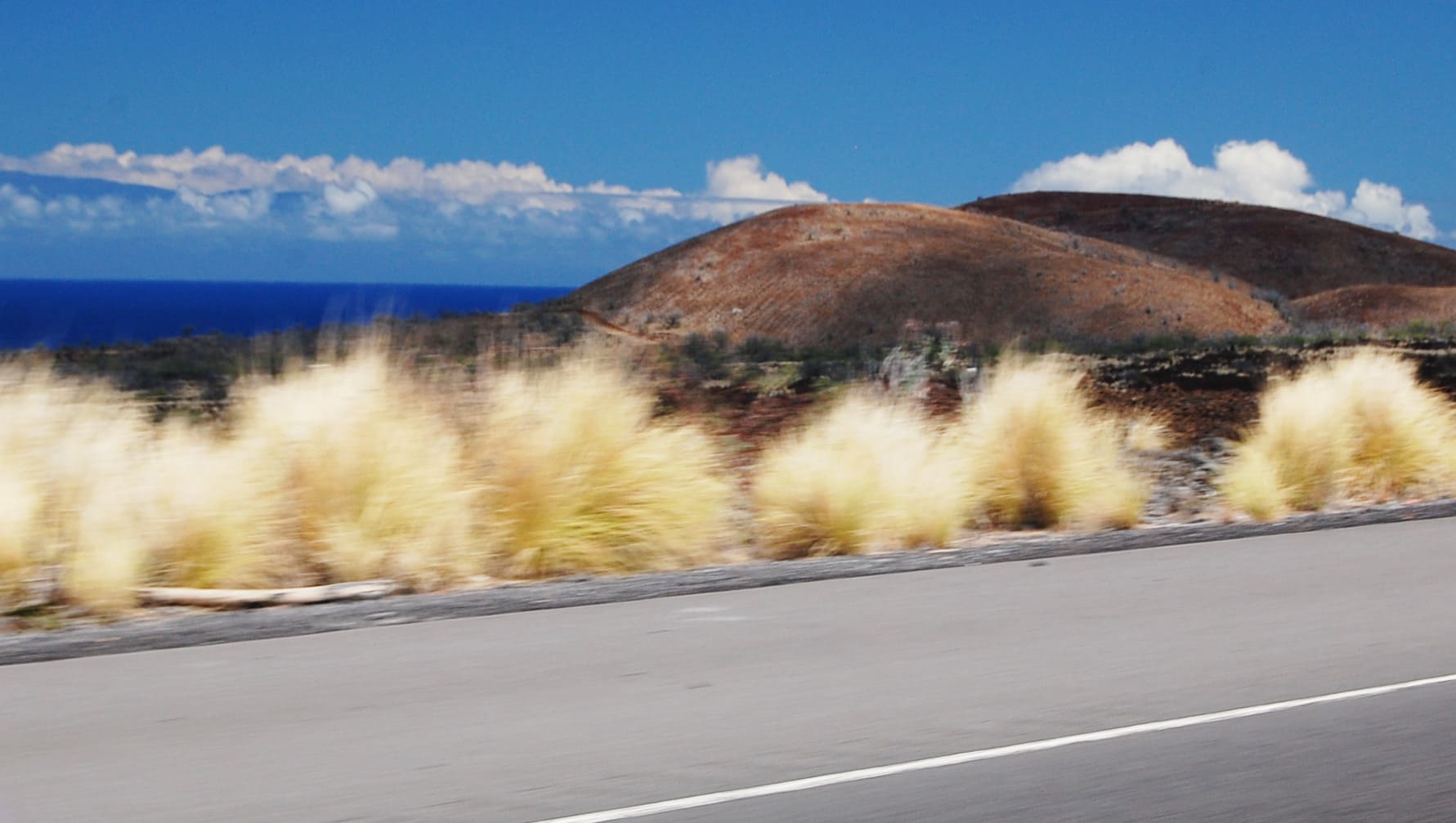 Ghosts on Highway 19 on the Big Island of Hawaii