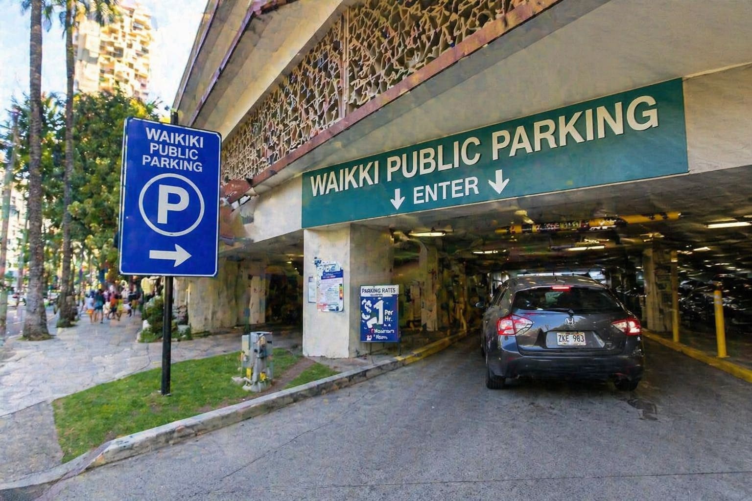 Where to Park Your Rental Car in Waikiki & Honolulu