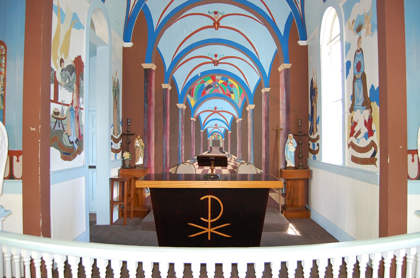 Star of the Sea Painted Church in Kaimu