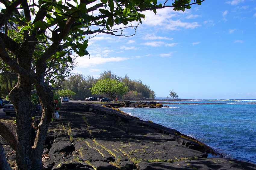 Scenic Beach Park in Hilo