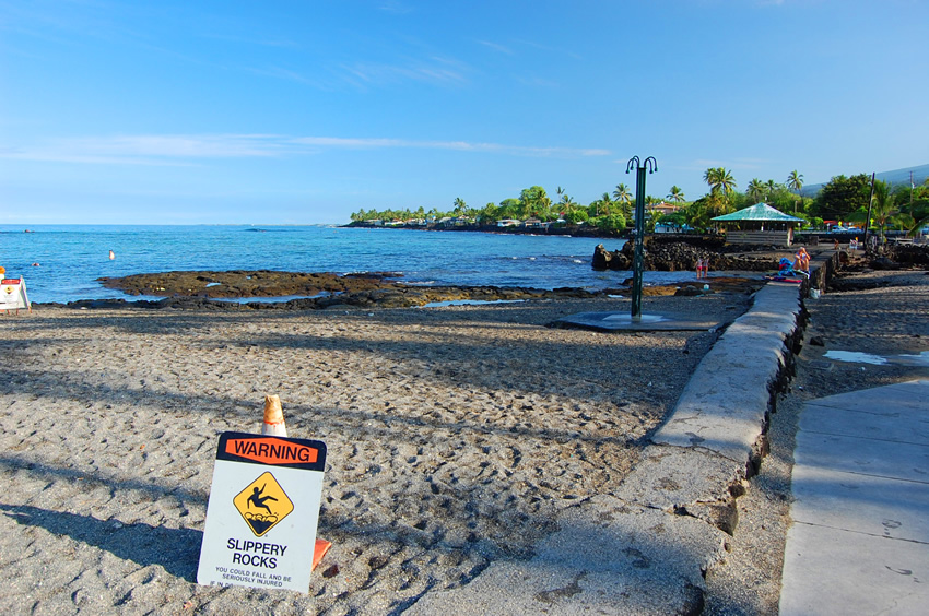 Slippery Rocks Sign