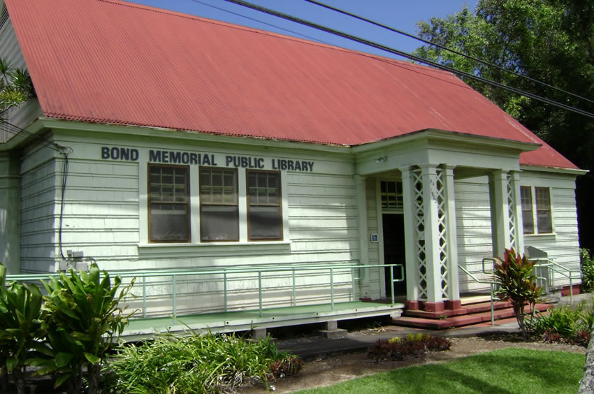 Bond Memorial Public Library Kapaau