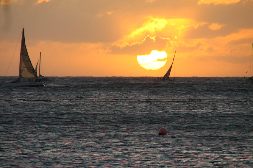 Sailing into the Setting Sun