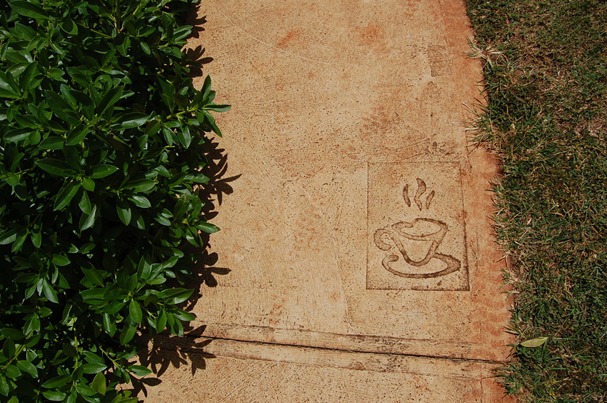 Drawing on the Walkway