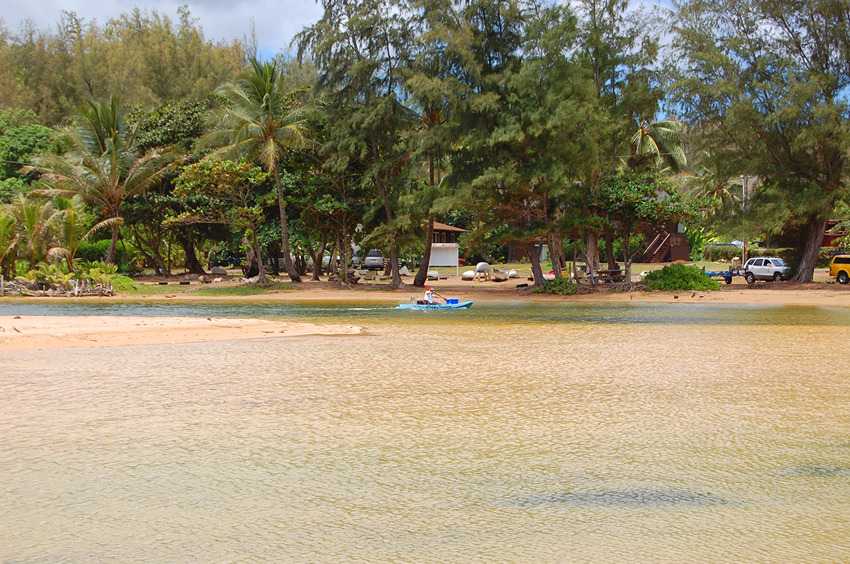 Kayaker in the Lagoon