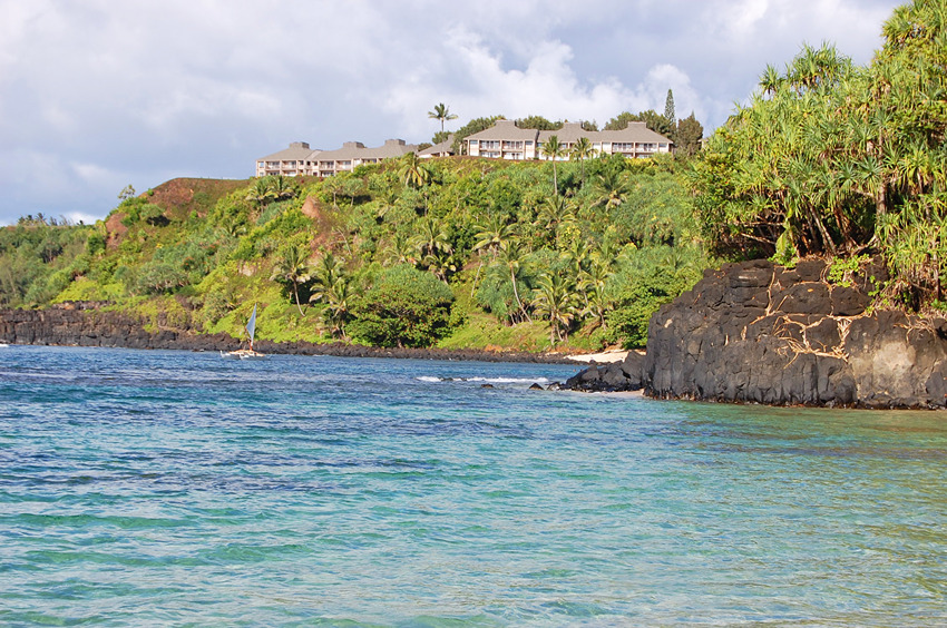 Looking Toward Other Part of Hideaways Beach