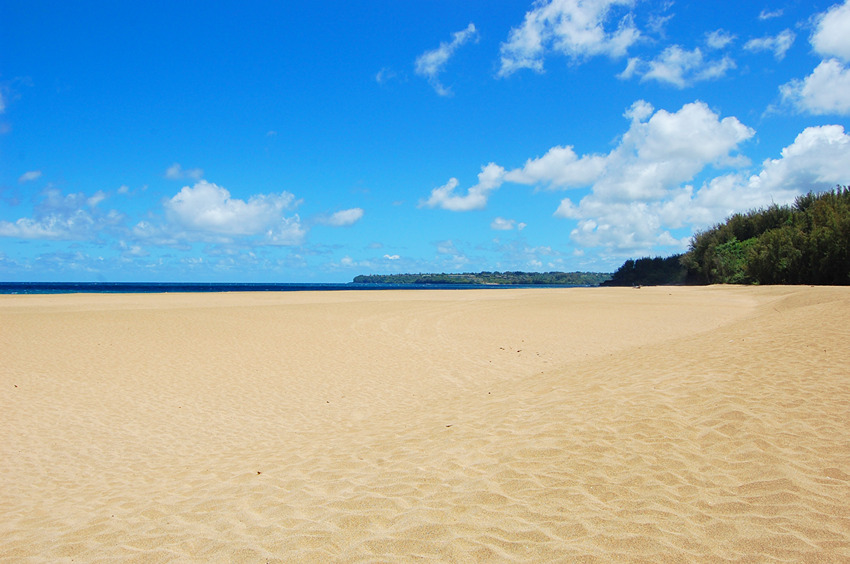 Scenic North Shore Kauai Beach