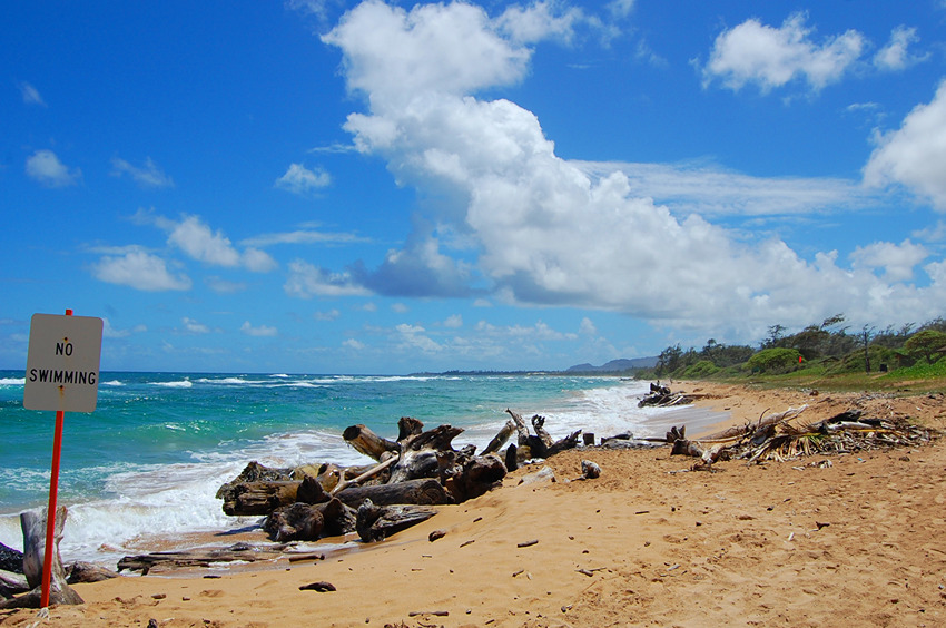 Rough Waters Outside of Protected Area