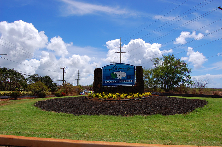 Port Allen Sign
