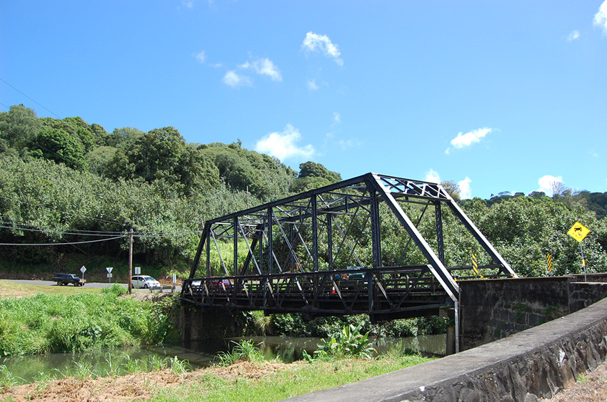 One Lane Bridge Near Hanalei