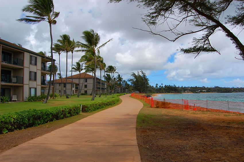 Kapaa Beach Park and Hotels