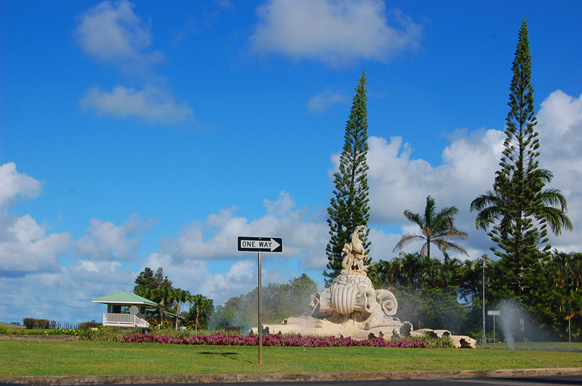 Fountain at the Entrance of Princeville