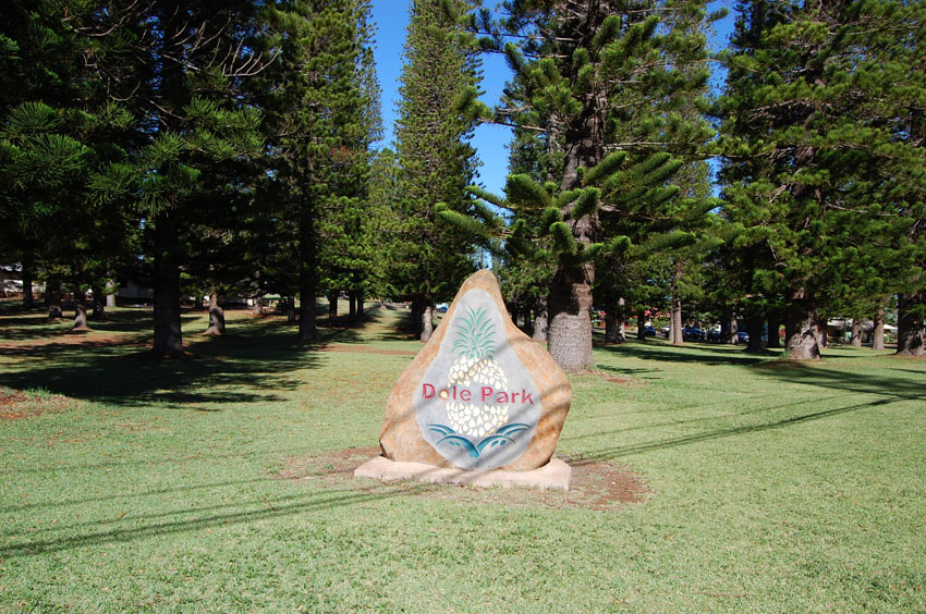 Dole Park Sign