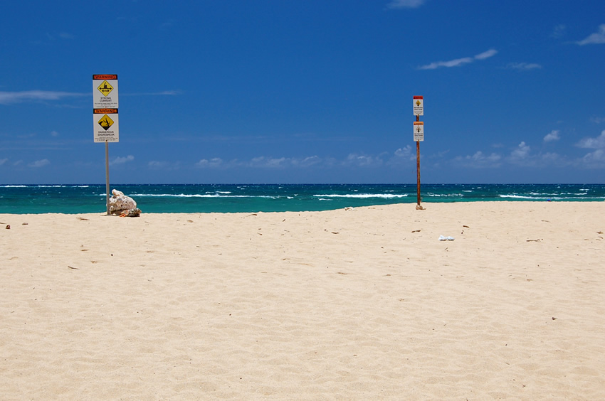 Beach Warning Signs