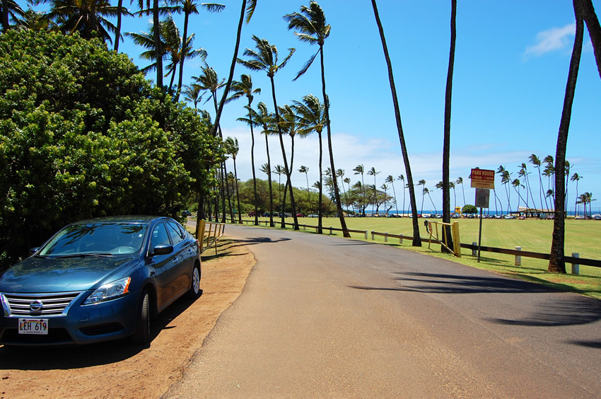 Entry to the Beach Park