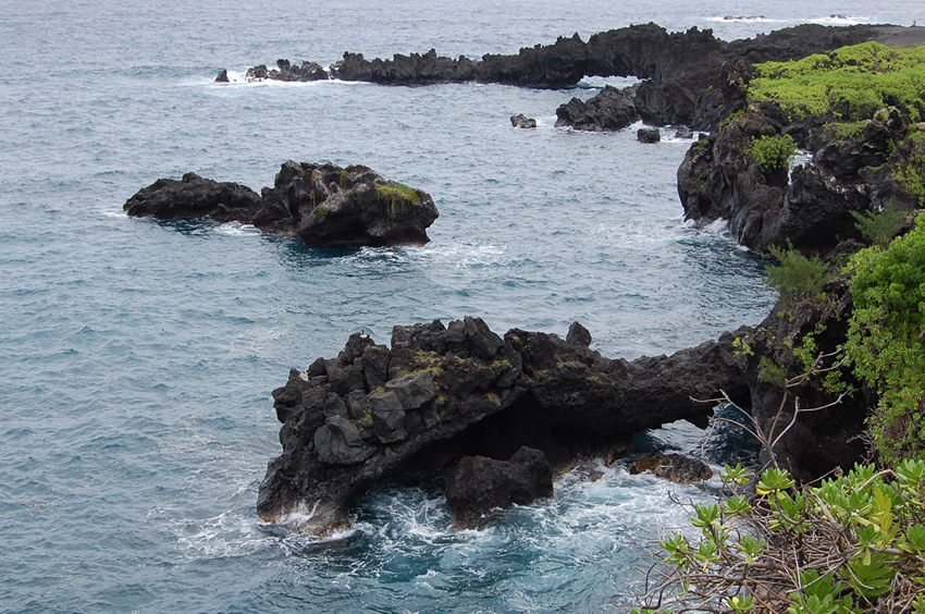 Black Lava Rocks