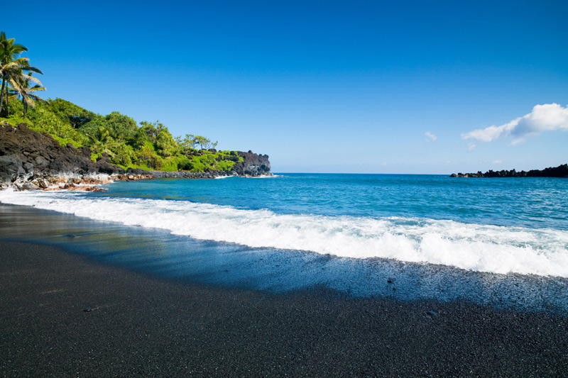 Waianapanapa Black Sand