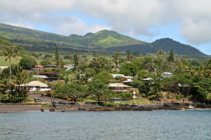 Hana Village and Bay